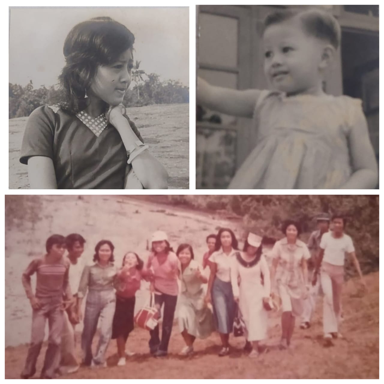 Jarum jam: aku usia SMP, usia 2 tahun dan bersama kawan SMA.