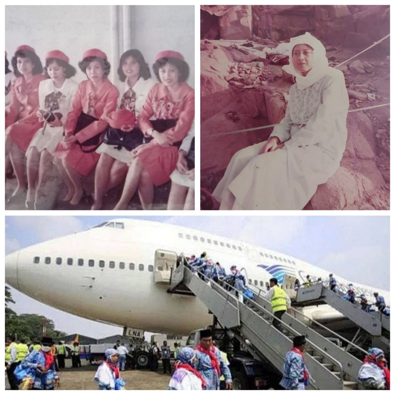 Jarum jam: Tutin dan teman-teman teman, di tanah suci, pesawat Garuda