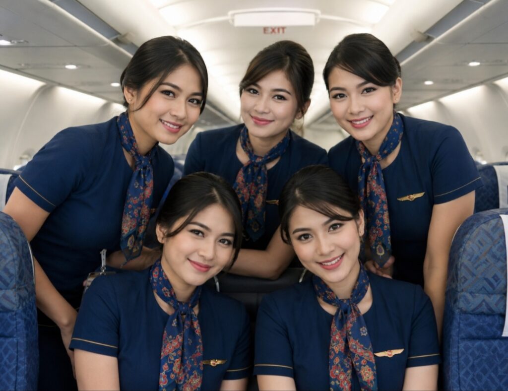 Para pramugari sebuah maskapai